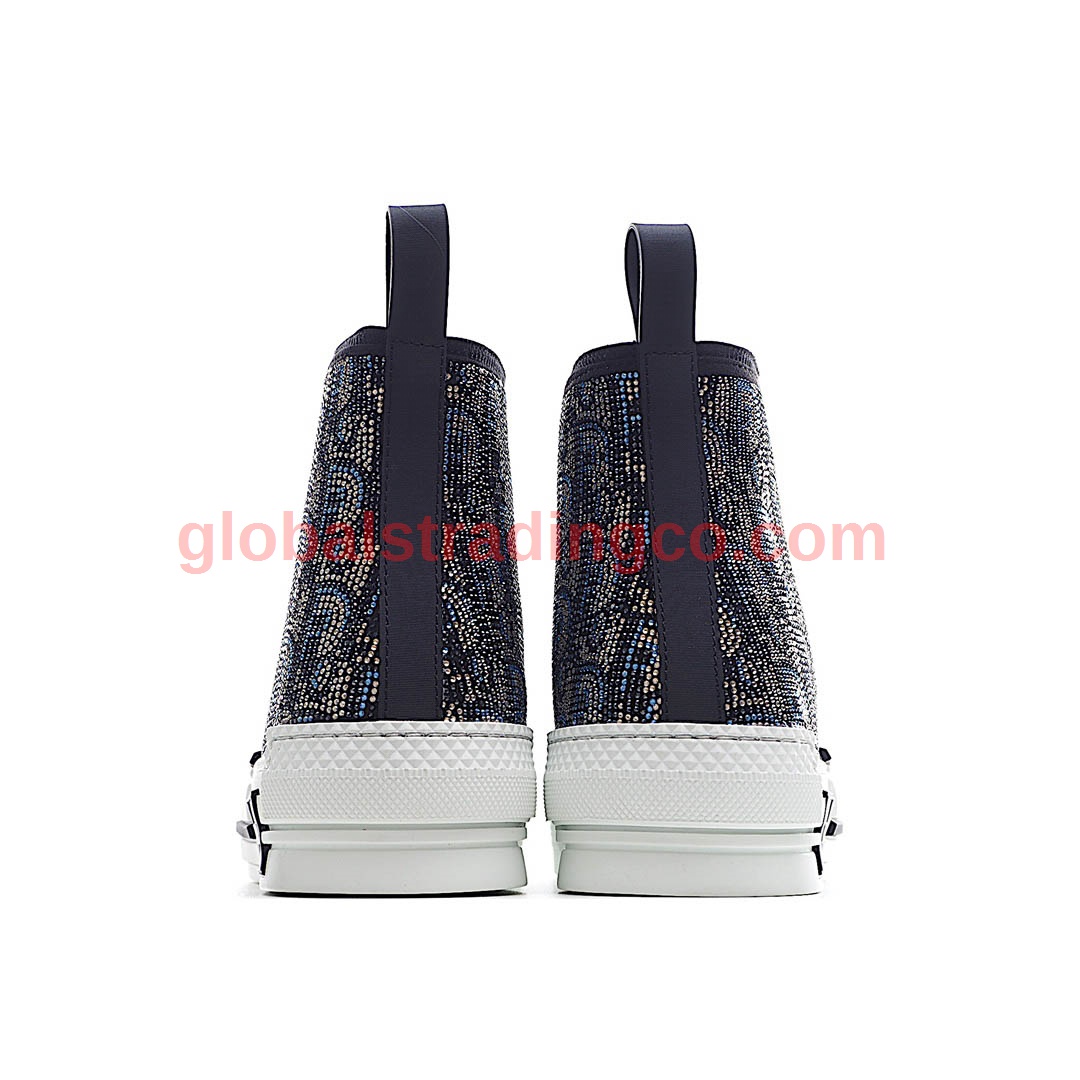 Dior B23 Oblique Slip-on Low Top Sneakers Sheer Print Sneakers